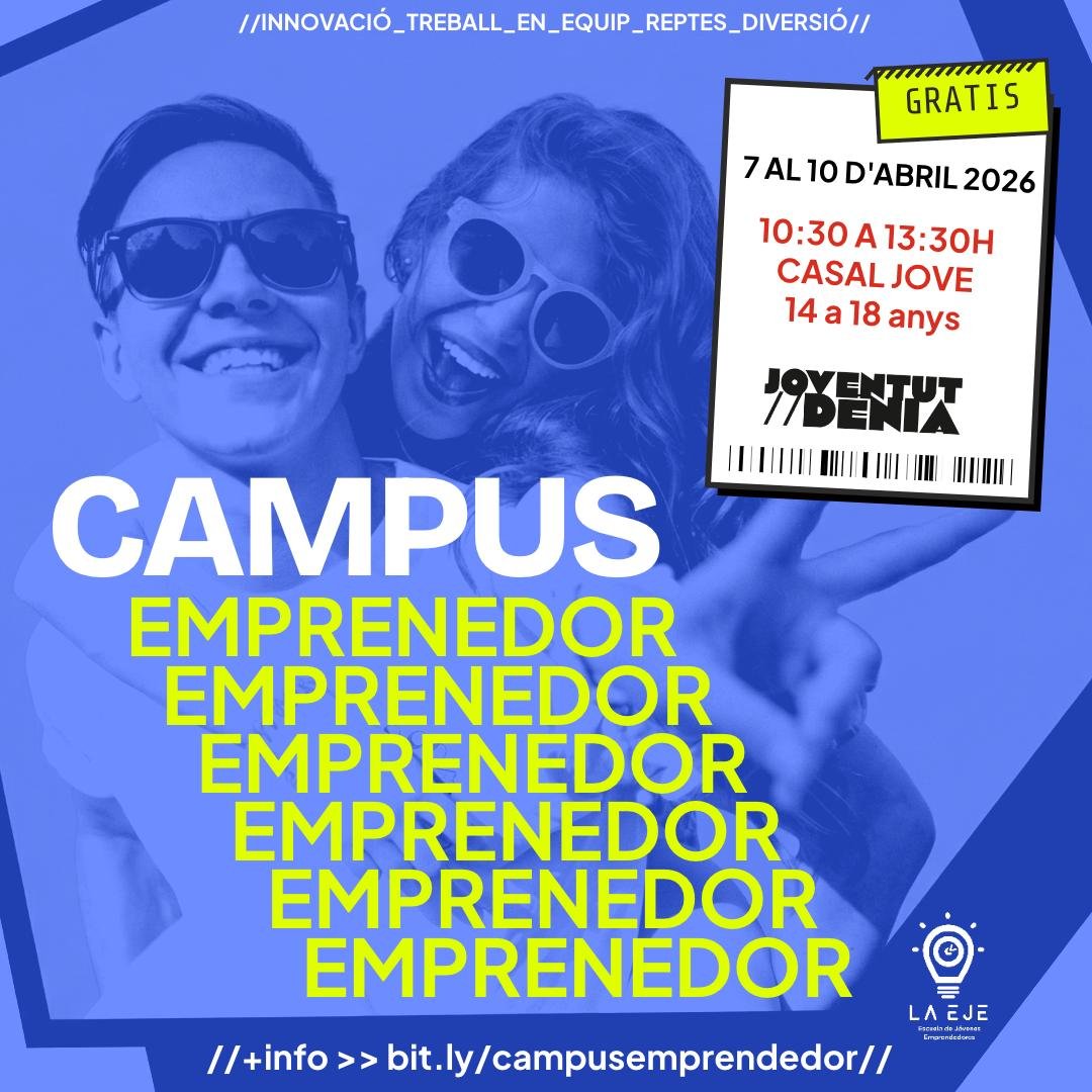 Cartel Campus Emprendedor Dénia